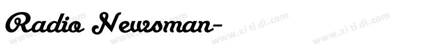 Radio Newsman字体转换